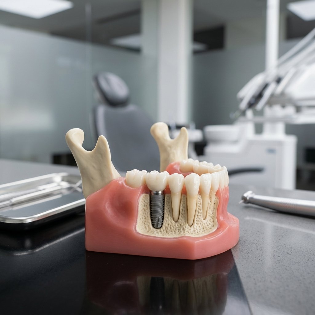 Implante dentário de titânio